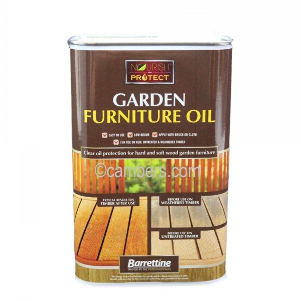 Barrettine Garden Furniture Oil 1 Litre, What Oil To Use On Garden Furniture