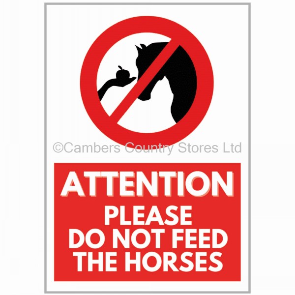 Agsigns Country Sign Please Do Not Feed Horses Cambers Country Store