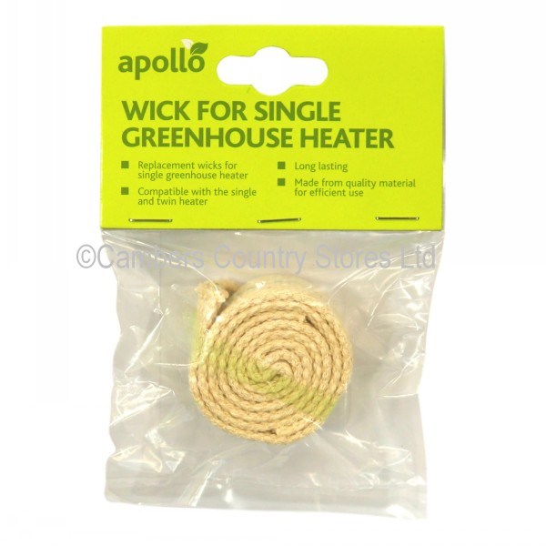 Apollo Replacement Wick For Single Greenhouse Heater Cambers Country
