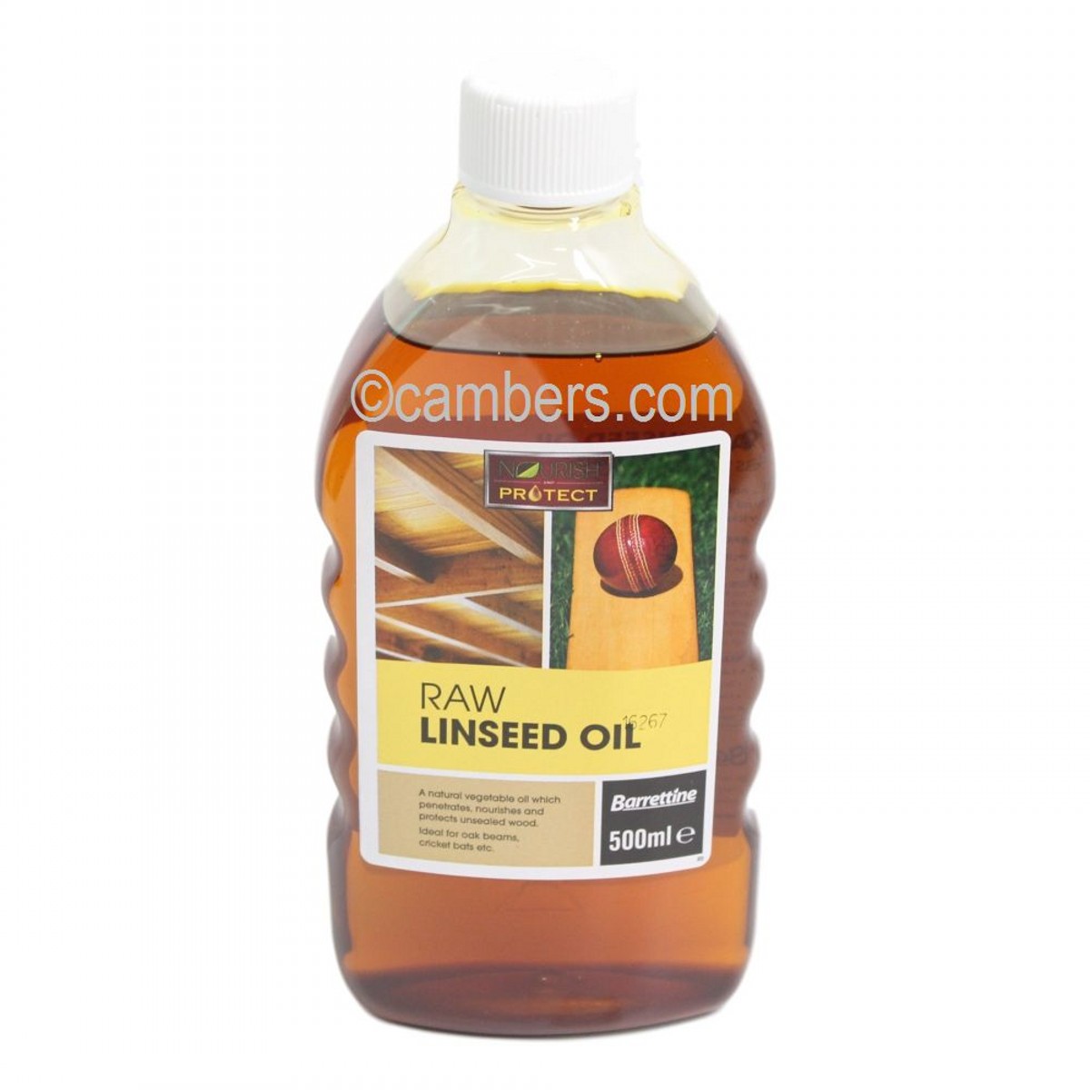 Barrettine Raw Linseed Oil 0.5 Litre Cambers Country Store