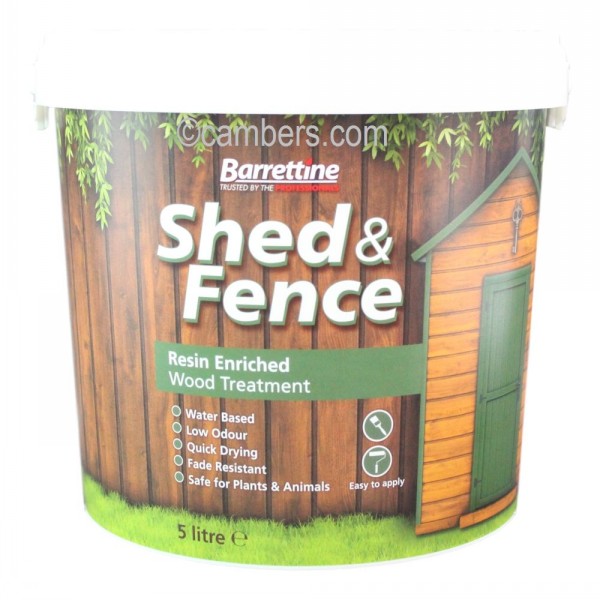 Barrettine Shed & Fence Paint 5 Litre Cambers Country Store