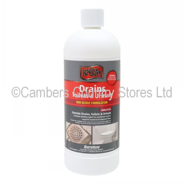 Knockout Drains Toilets & Urinals 1 Litre Cambers Country Store