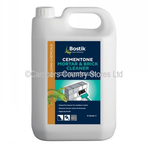 Bostik Cementone Brick & Mortar Cleaner 5 Litres Cambers Country Store