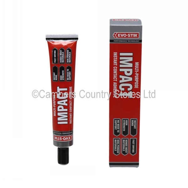 Evo Stik Impact Adhesive Advesive Tube 65g Cambers Country Store