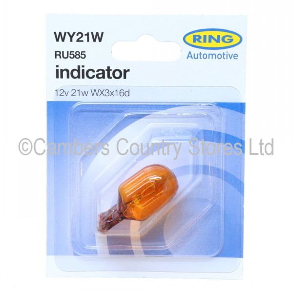 Ring RU585 Indicator Auto Bulb 12v 21w WX3x16d Cambers Country Store