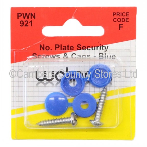 Wotnots Number Plate Security Screws & Caps Cambers Country Store