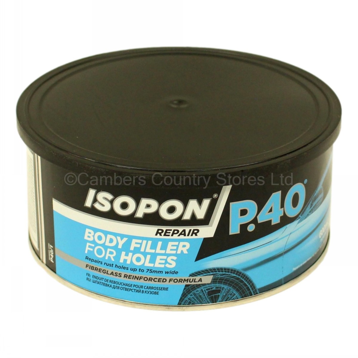 Isopon P40 Body Repair Filler For Holes 600ml Cambers Country Store
