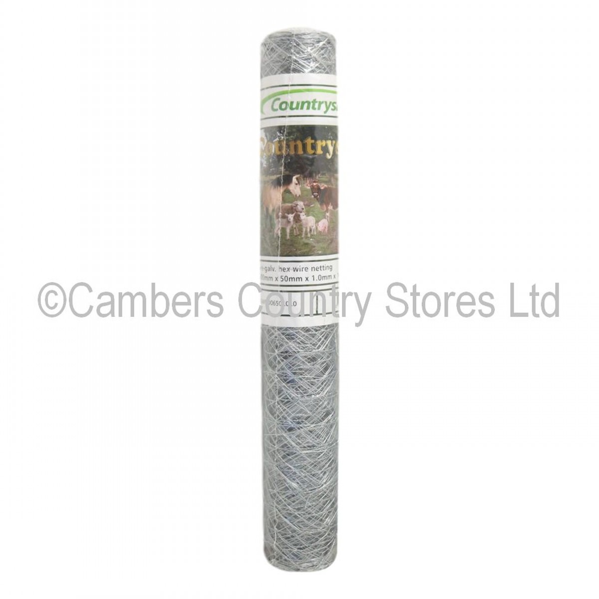 Galvanised Wire Netting 600 x 50 x 1mm x 10m Cambers Country Store