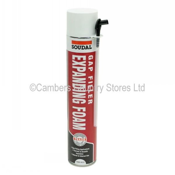 Soudal Gap Filler Expanding Builders Foam 750ml Cambers Country Store