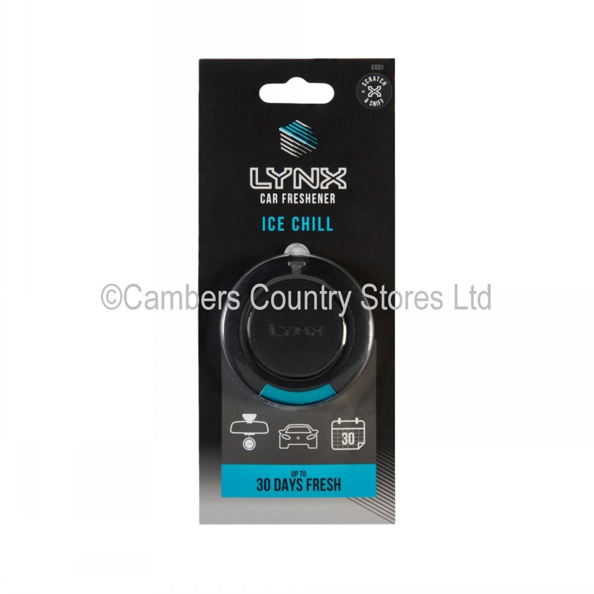 Lynx Car Air Freshener Ice Chill Cambers Country Store