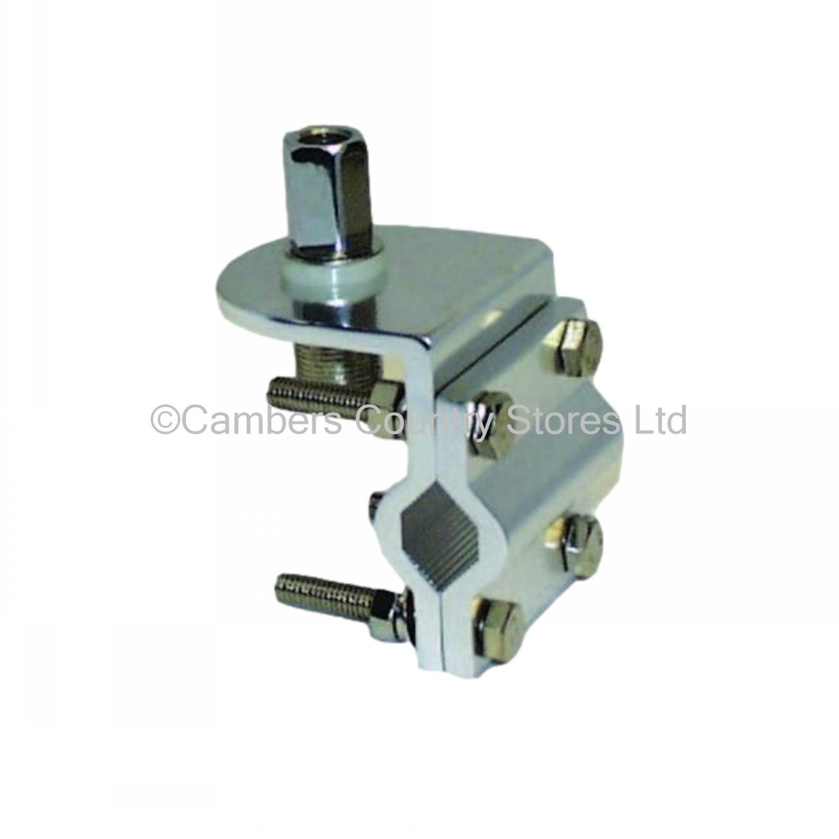 CB Radio Mirror Mount Right Angle 4 Bolt Double Groove Cambers