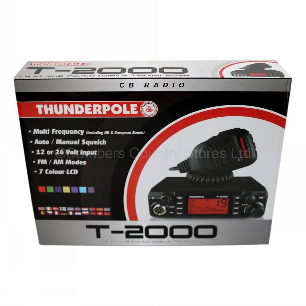 CB Radio Thunderpole T2000 AM/FM 12/24v Cambers Country Store