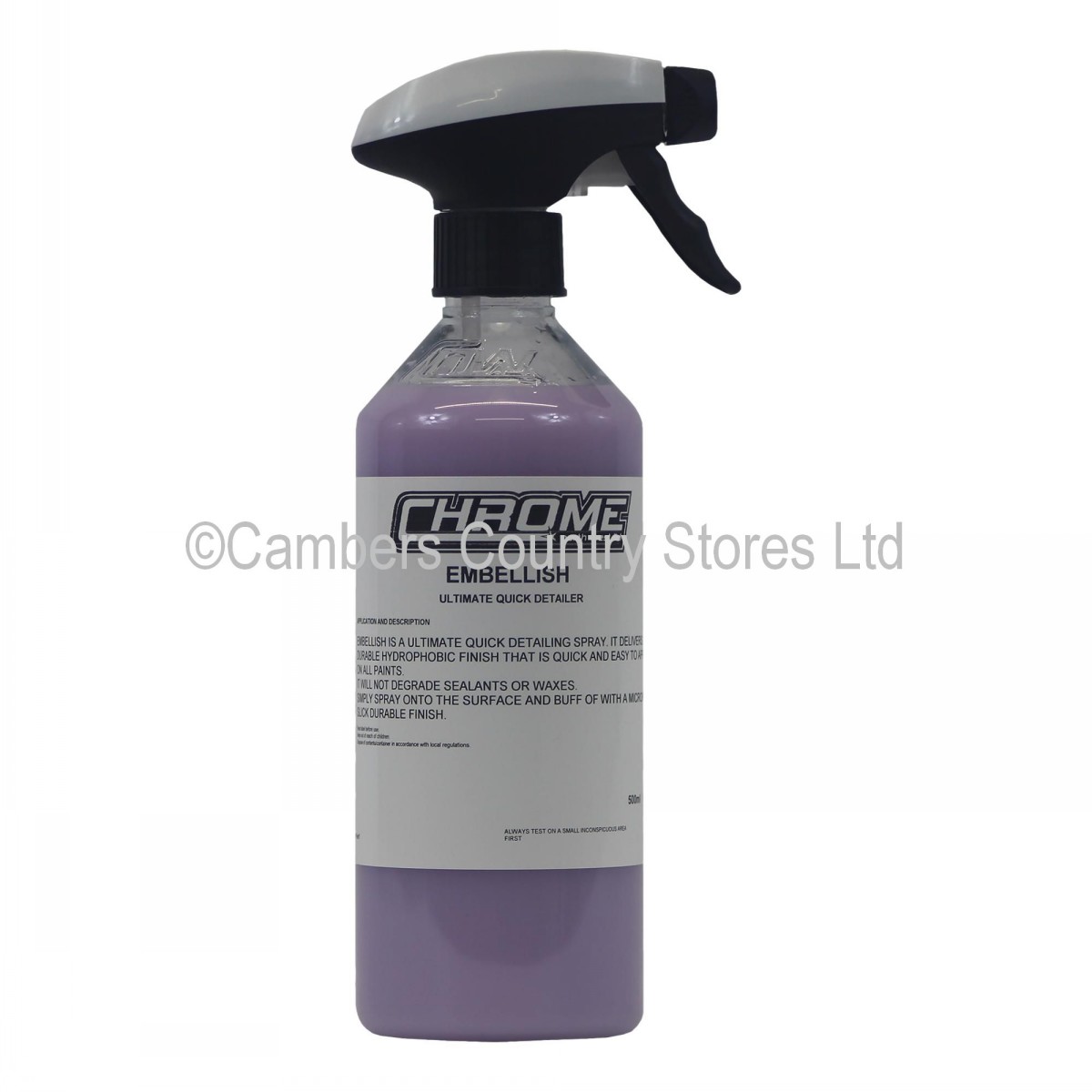 Chrome Auto Cleaner 500ml Embellish Cambers Country Store