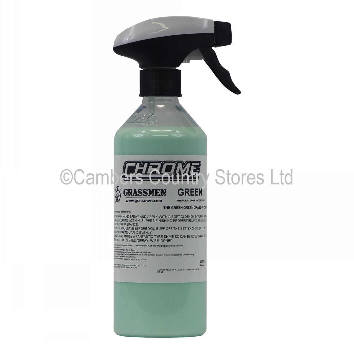 Chrome Auto Cleaner 500ml Grassmen Green Cambers Country Store