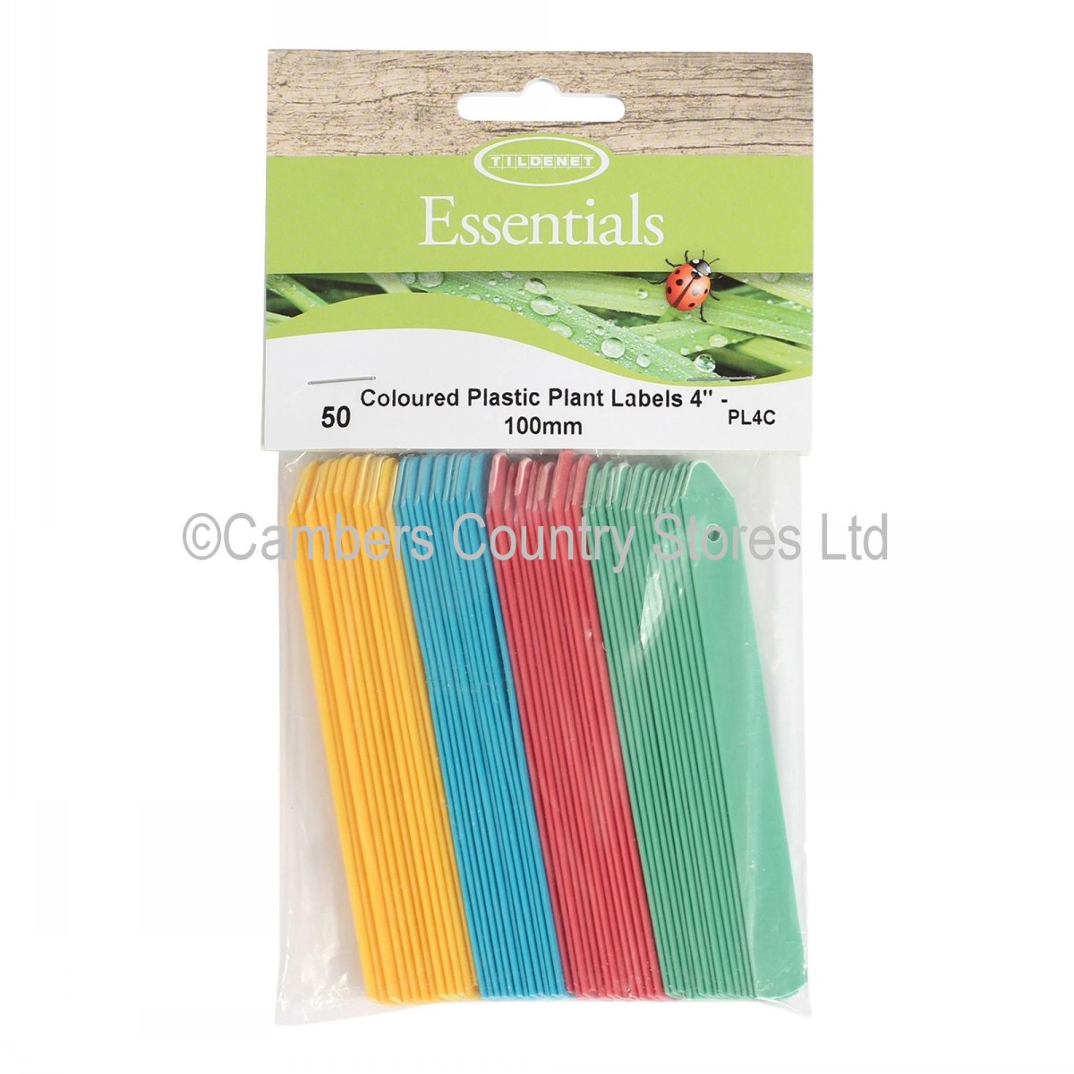 Plant Labels Colour Plastic 100mm x 50 Pack | Cambers Country Store
