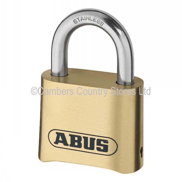 Abus Padlock 180 50mm Brass Combination Cambers Country Store