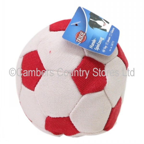 Trixie Canvas Soft Soccer Ball Dog Toy Cambers Country Store