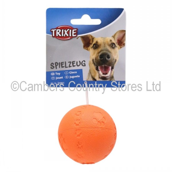 Trixie Rubber Ball Dog Toy Cambers Country Store
