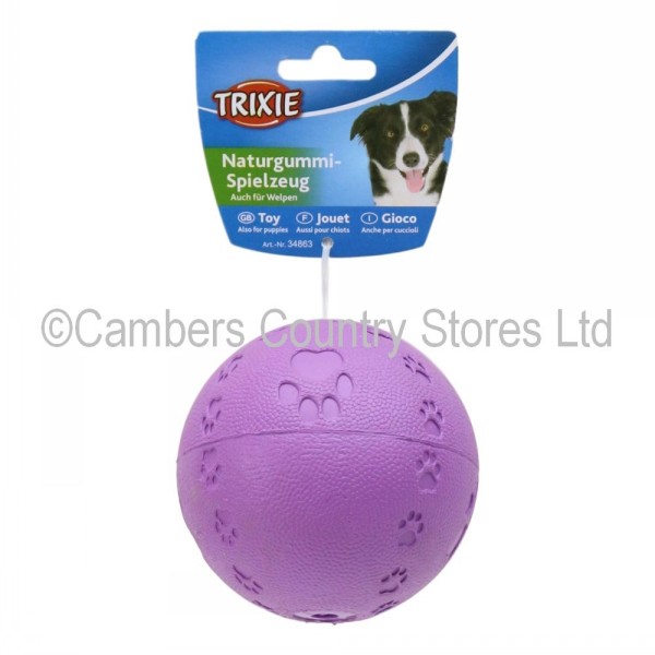 Trixie Rubber Ball Dog Toy Cambers Country Store