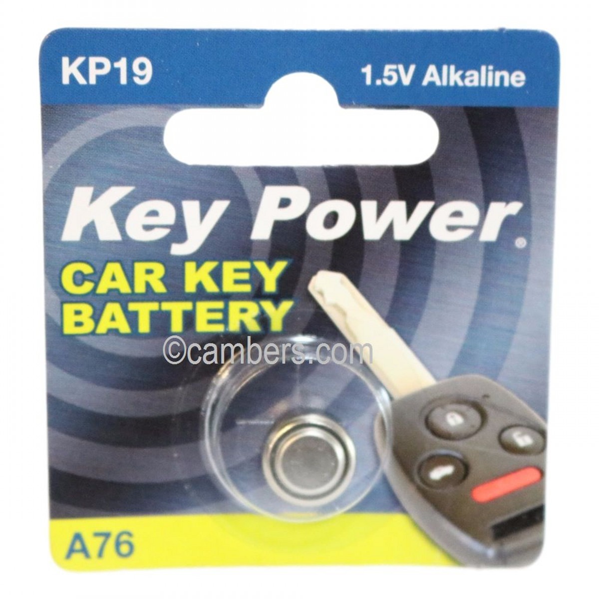 Key Power Car Key Battery KP19 / A76 Cambers Country Store