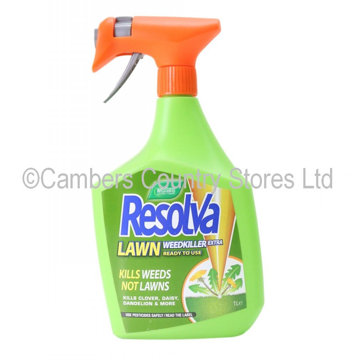 Westland Resolva Lawn Weedkiller Extra 1 litre Cambers Country Store