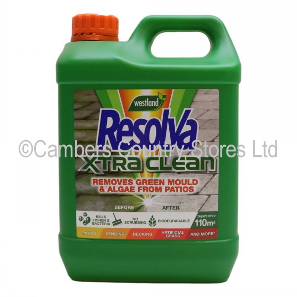 Westland Resolva Xtra Clean Green & Algae Remover 2.5L Cambers