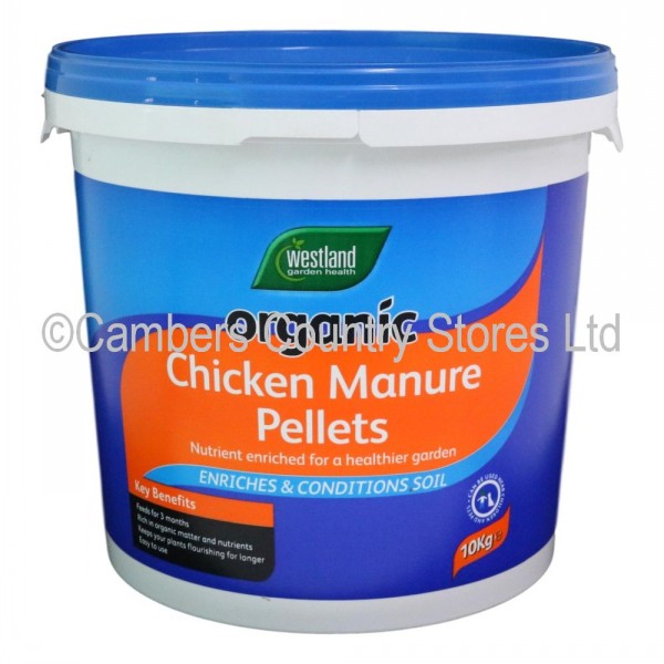Westland Organic Chicken Manure Pellets 10kg Cambers Country Store