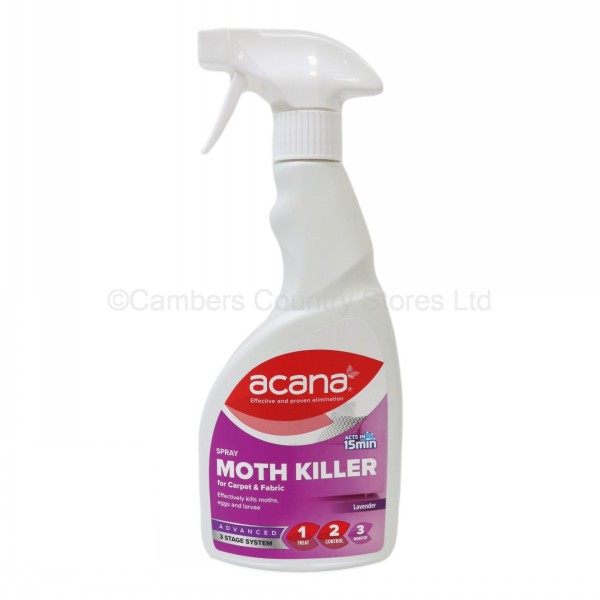 Acana Carpet & Fabric Moth Killer & Freshener 500ml Cambers Country Store