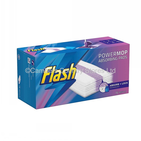 Flash Power Mop Refill Pads 16 Pack Cambers Country Store