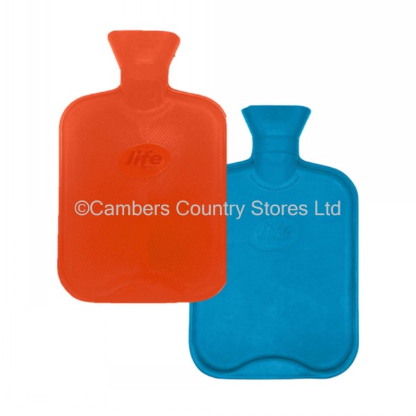 Life Hot Water Bottle Double Ribbed 1.8 Litre Cambers Country Store