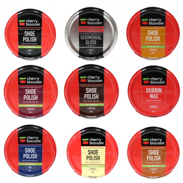 Cherry Blossom Shoe Polish 40ml Cambers Country Store