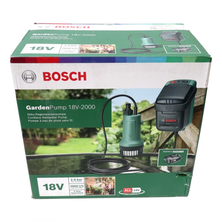 Bosch Cordless Garden Pump Kit 18v Cambers Country Store