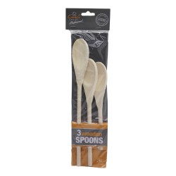 Cooks Choice Wooden Spoons 3 Pack