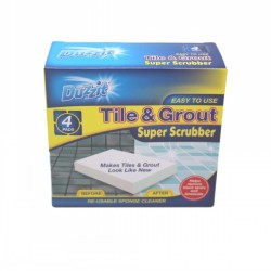 Duzzit Tile & Grout Super Scrubber 4 Pack