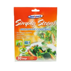 Sealapack Simply Steam Microwave Cook Bags 30 Pack