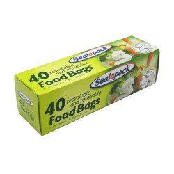 Sealapack Reusable Food Bags 40 Pack