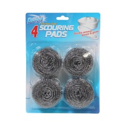 Duzzit Stainless Steel Scouring Pads 4 Pack