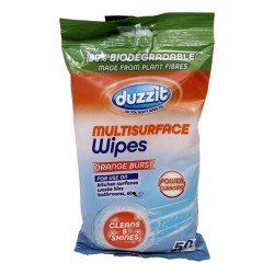 Duzzit Biodegradable Wipes Multi Surface 50 Pack