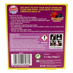 Elbow Grease Toilet Tabs 5 Pack Berry Blast