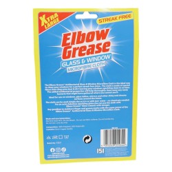 Elbow Glass & Window Microfibre Cloth