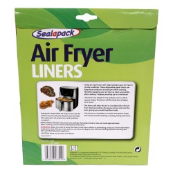Sealapack Air Fryer Liners Square 20cm 40 Pack