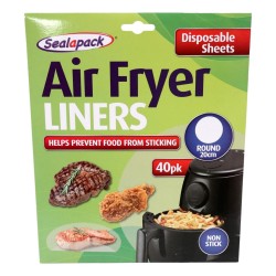 Sealapack Air Fryer Liners Round 20cm 40 Pack