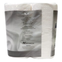 Whisper Silver Toilet Roll 4 Pack