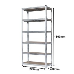 Storr Boltless Shelving 6 Levels 1.8m x 0.9m x 0.4m