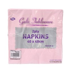 PPS Napkins 30 Pack Pink