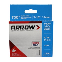 Arrow Staples T50 1250 Pack