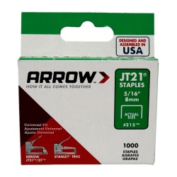 Arrow Staples JT21 1000 Pack