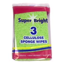 Superbright Sponge Wipes 3 Pack