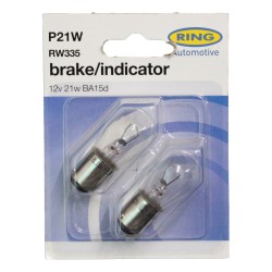Ring RW335 Brake Indicator Bulb 12v 21w 2 Pack