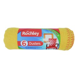 Rochley Standard Dusters Yellow 6 Pack